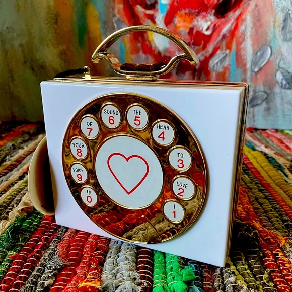 Handbags - Cute Telephone Acrylic Purse